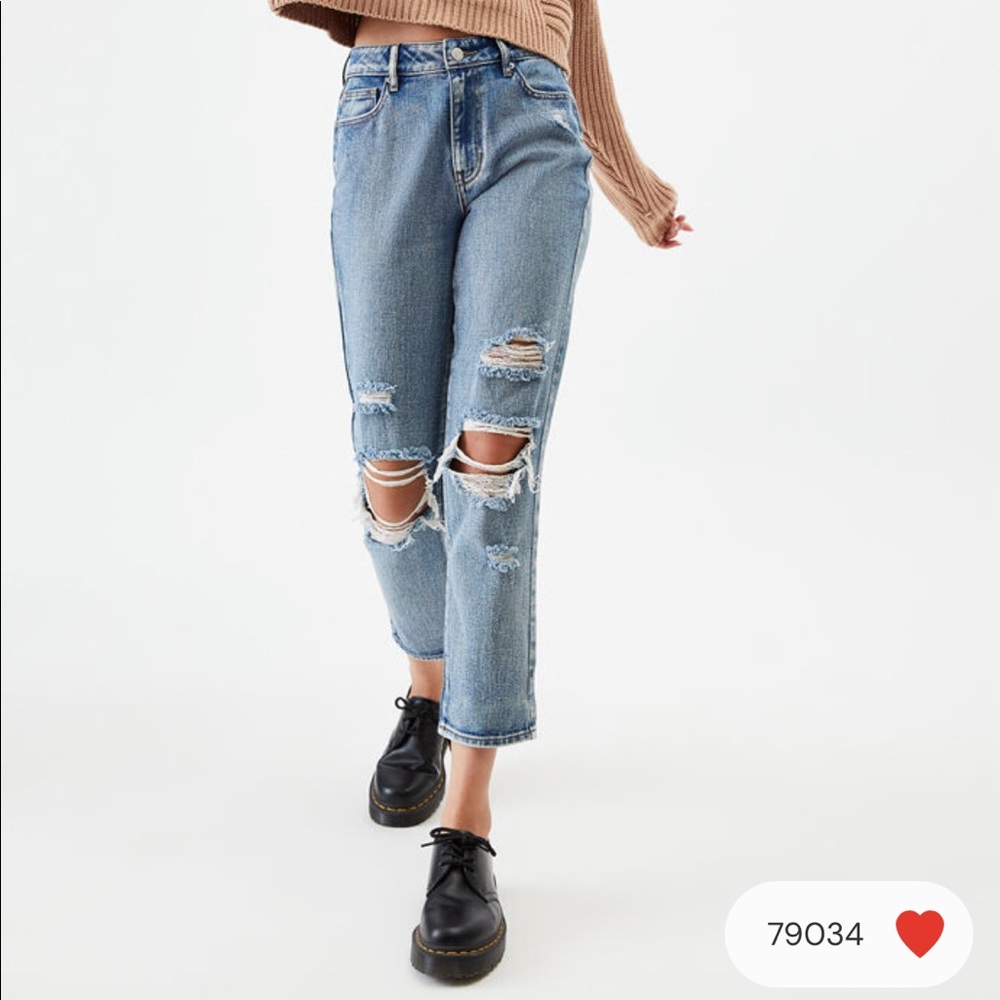 Pacsun Distressed Mom Jeans